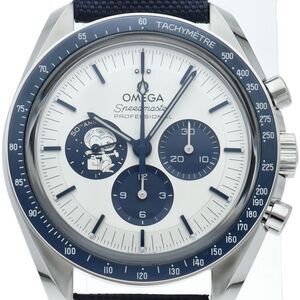 Omega Speedmaster Co-axial Chronograph 42mm Silver Snoopy Award 50th